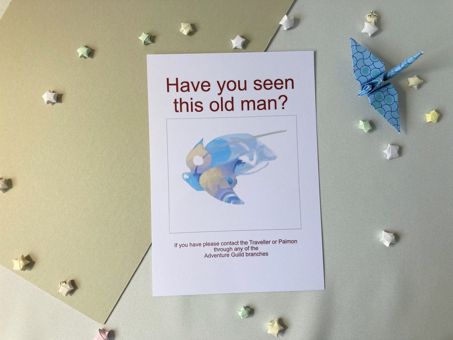 Have you seen this old man print