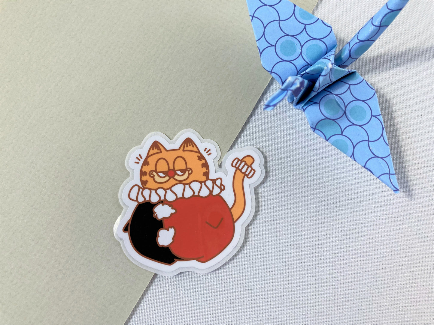 Clown Garfield Stickers
