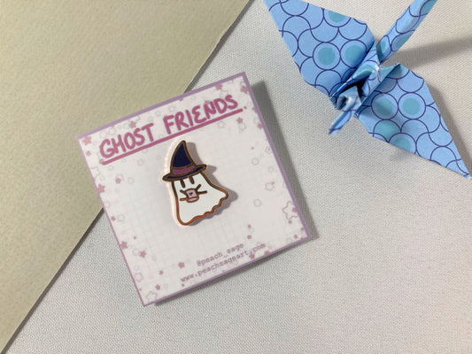 Wizard Ghost Pin